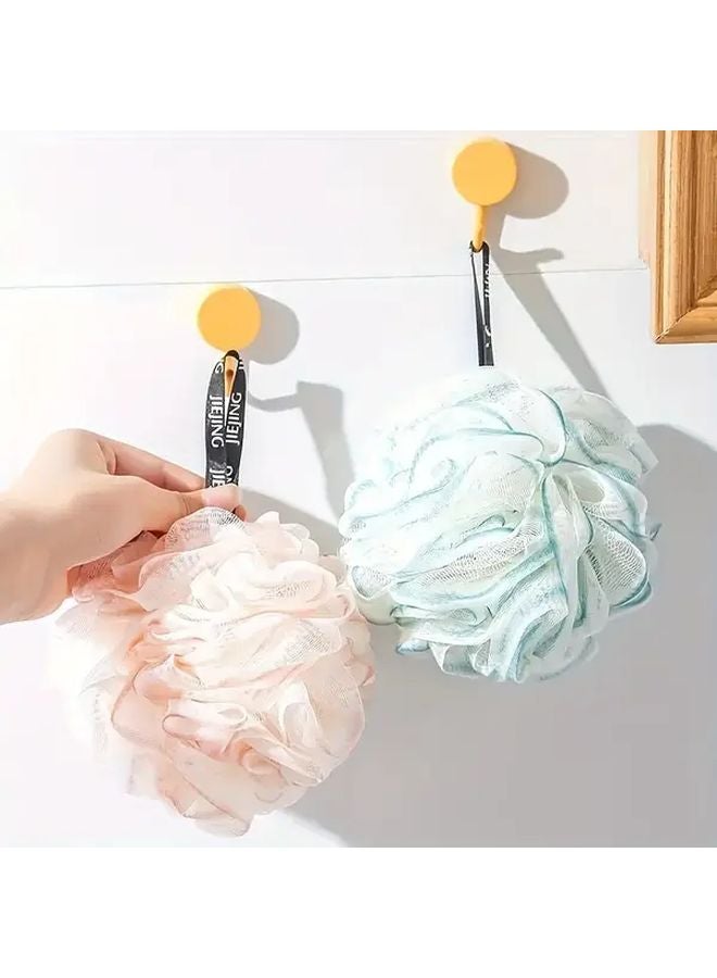 Weak Coffee Luxury Bath Sponge Non Splash Shower Ball Rich Lather Back Scrub - Image 1